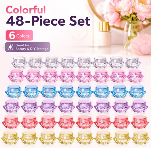 48pcs 5ml empty cosmetic - 48pcs, 5ml/5g