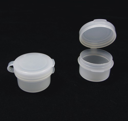 Cosmetic hinge jars empty - jars,